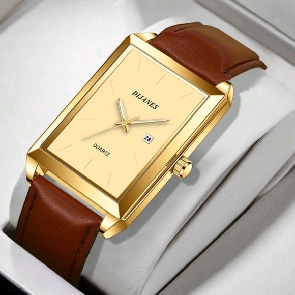 Brown Leather Strap Watch - Picture 1 of 5